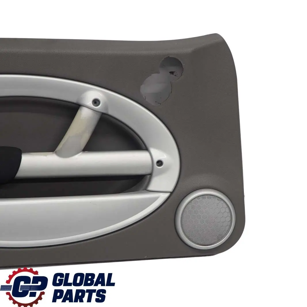 Front Left N/S Door Card Side Trim Panel Cloth Silver Grey to BMW Mini R50 R53 with Part number 7070591 BMW Mini R50 R53 Front Left N/S Door Card Side Trim Panel Cloth Silver Grey - SKU 7070591 - Part number 7070591
