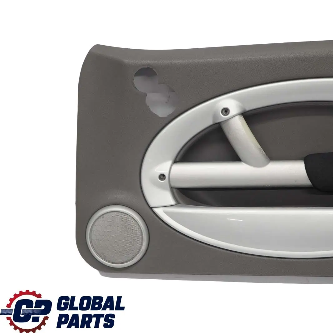 BMW Mini R50 R53 Front Right O/S Door Card Side Trim Panel Cloth Silver Grey - SKU 7070592 - Part number 7070592