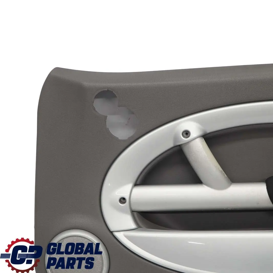 BMW Mini R50 R53 Front Right O/S Door Card Side Trim Panel Cloth Silver Grey - SKU 7070592 - Part number 7070592