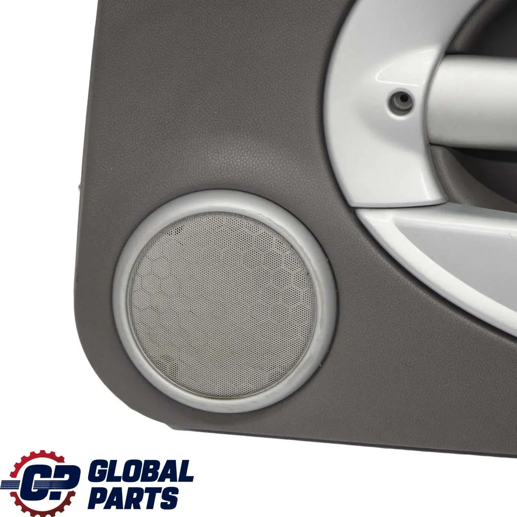 Delantera Derecha Tarjeta De La Puerta Lado Pa?o Tela Gris Plata para Mini R50 R53 con número de pieza 7070592 Mini R50 R53 Delantera Derecha Tarjeta De La Puerta Lado Pa?o Tela Gris Plata - SKU 7070592 - Número de pieza 7070592