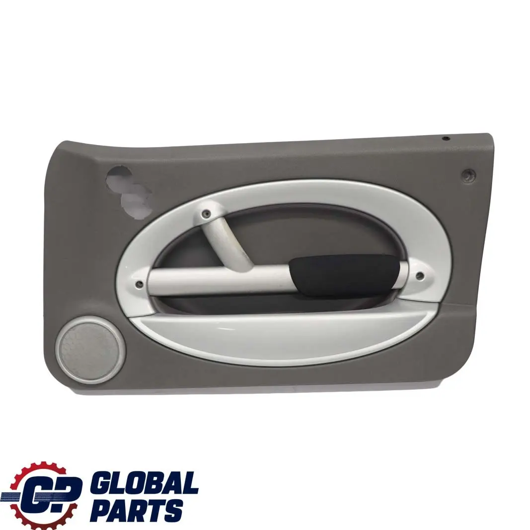 Türverkleidung Dekor Vorne Rechts Silber Grau Stoff Kaleido für BMW Mini R50 mit Teilenummer 7070592 BMW Mini R50 Türverkleidung Dekor Vorne Rechts Silber Grau Stoff Kaleido - SKU 7070592 - Teilenummer 7070592