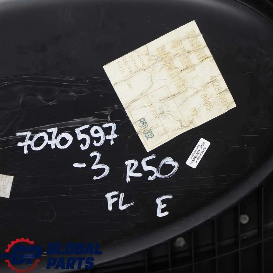 BMW Mini Cooper R50 R53 Türverkleidung Dekor Hi-Fi Links Panther Black - SKU 7070597-3 - Teilenummer 7070597