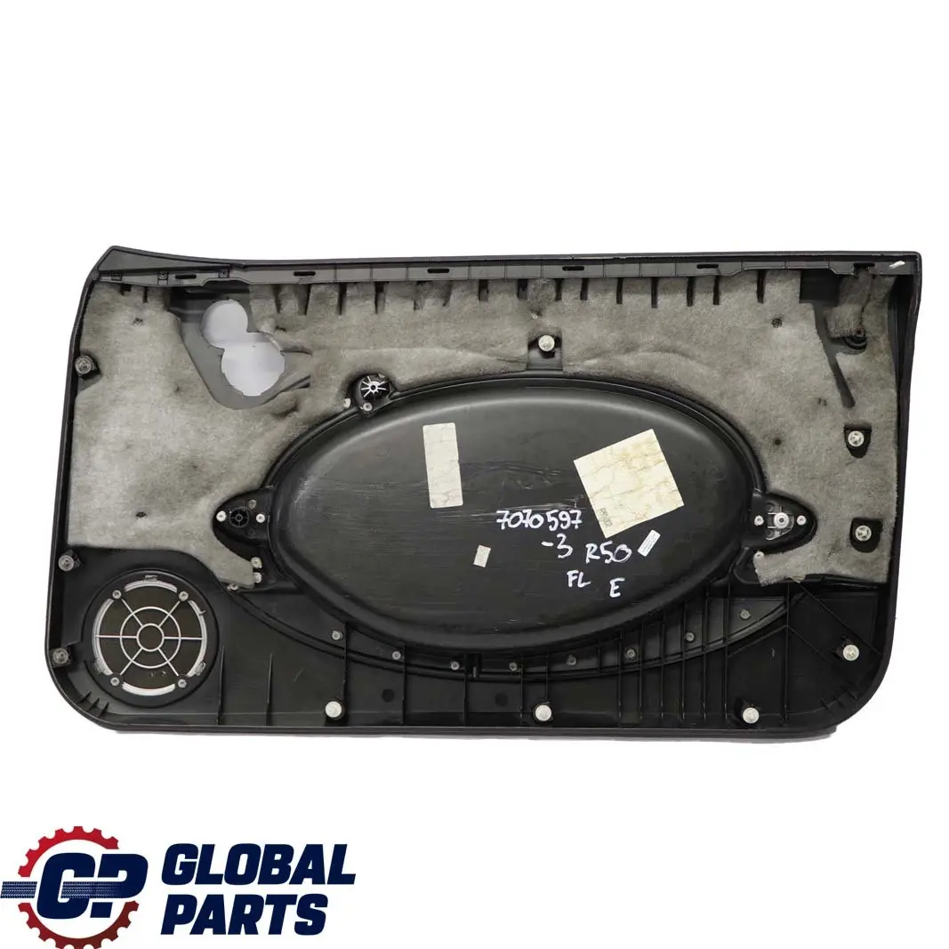Front Left N/S Door Card Trim Panel Panther Black to BMW Mini Cooper R50 R53 3 with Part number 7070597 BMW Mini Cooper R50 R53 3 Front Left N/S Door Card Trim Panel Panther Black - SKU 7070597-3 - Part number 7070597