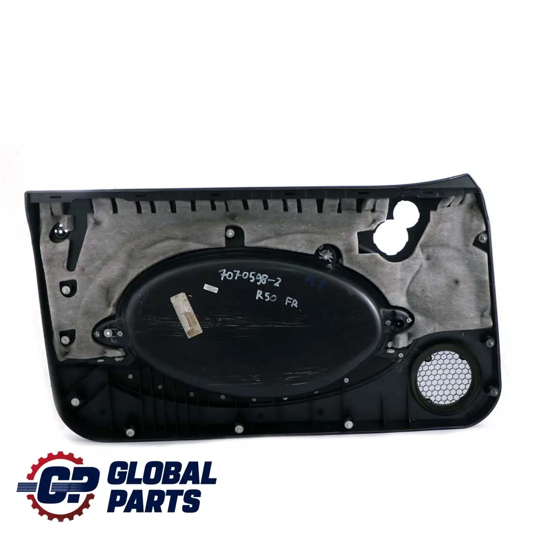 Mini Cooper R50 R53 2 Front Right O/S Door Card Trim Panel Panther Black - SKU 7070598-2 - Part number 7070598