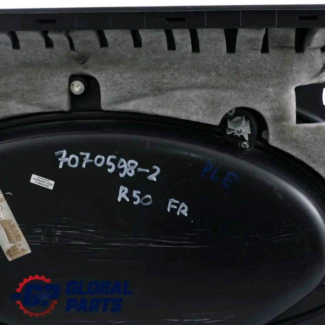 Mini Cooper R50 R53 2 Panneau Garniture Carte Porte Avant Droite Panther Black - SKU 7070598-2 - Numéro de pièce 7070598