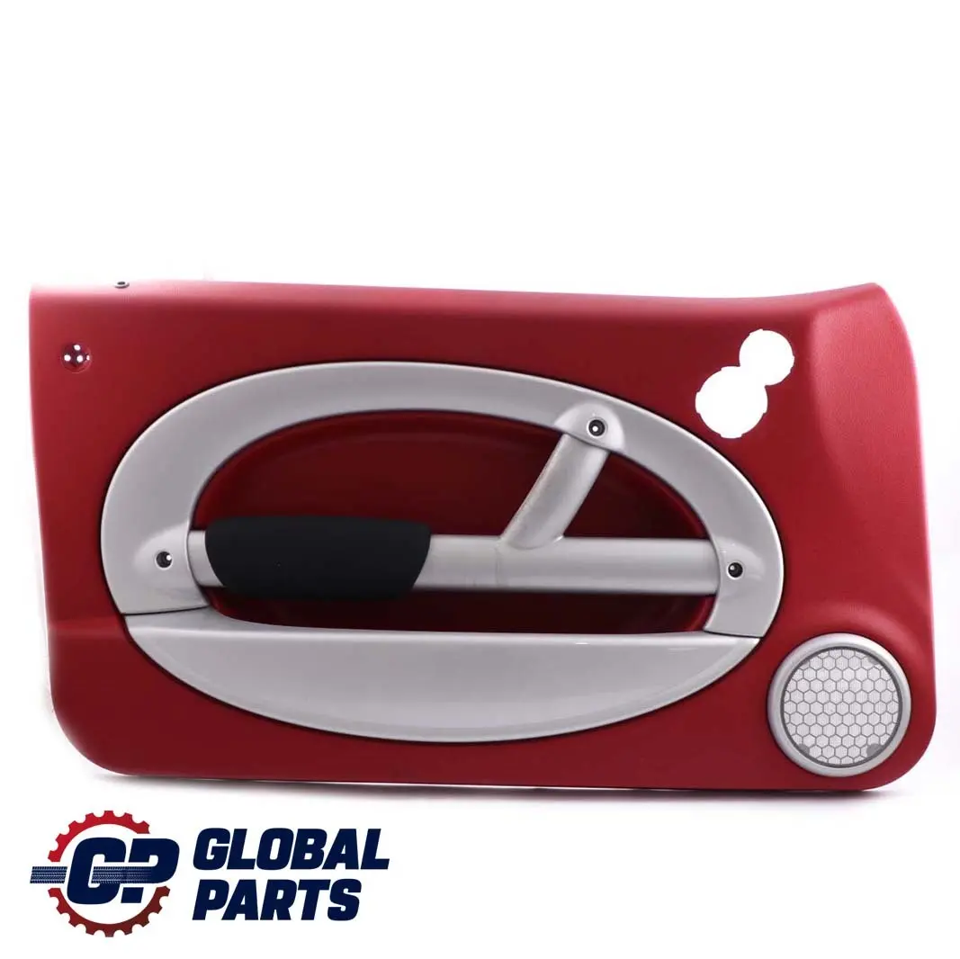 Türverkleidung Vorne Links Tartan Red Rot Silber für BMW Mini R50 R53 mit Teilenummer 7070601 BMW Mini R50 R53 Türverkleidung Vorne Links Tartan Red Rot Silber - SKU 7070601-1 - Teilenummer 7070601