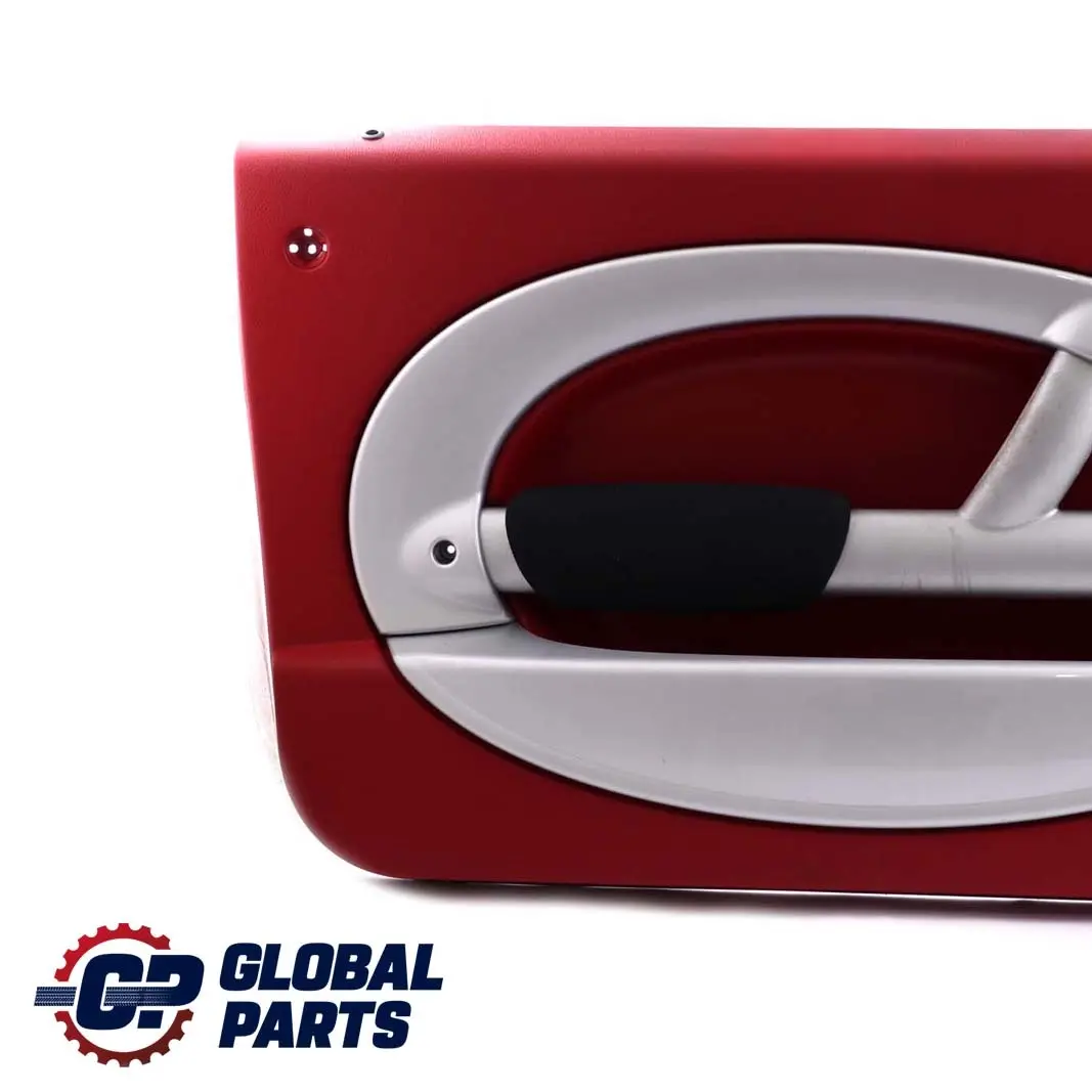 Front Left N/S Door Card Trim Tartan Red Silver to BMW Mini R50 R53 1 with Part number 7070601 BMW Mini R50 R53 1 Front Left N/S Door Card Trim Tartan Red Silver - SKU 7070601-1 - Part number 7070601