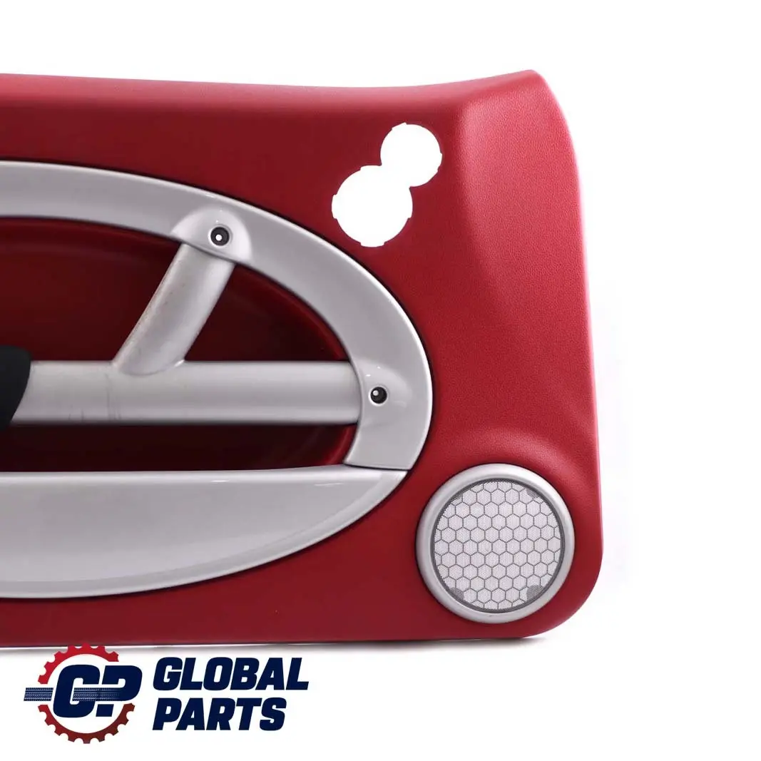 BMW Mini R50 R53 1 Front Left N/S Door Card Trim Tartan Red Silver - SKU 7070601-1 - Part number 7070601