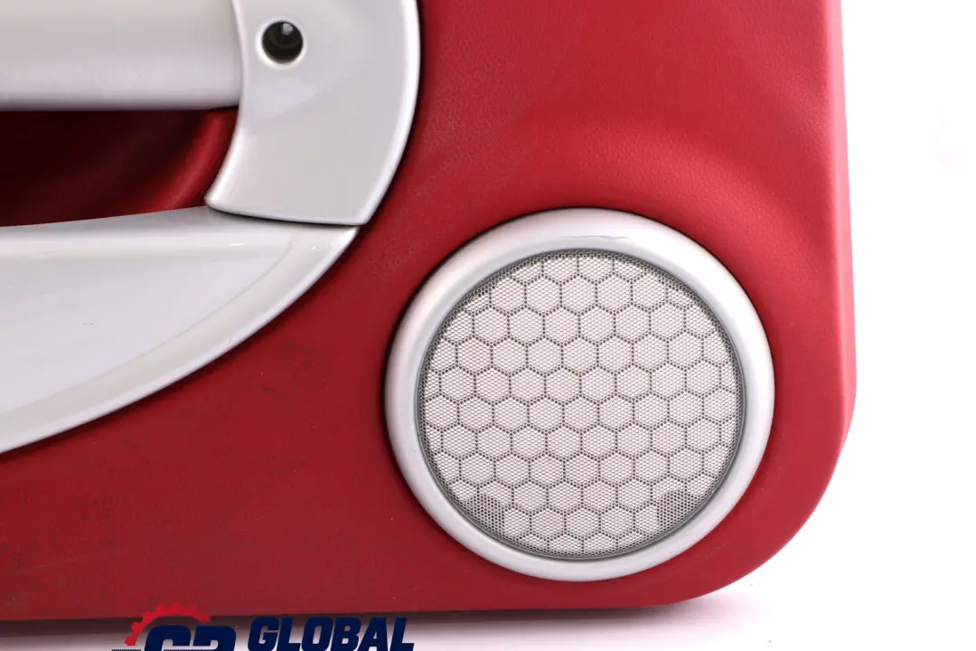 Front Left N/S Door Card Trim Tartan Red Silver to BMW Mini R50 R53 with Part number 7070601 BMW Mini R50 R53 Front Left N/S Door Card Trim Tartan Red Silver - SKU 7070601 - Part number 7070601