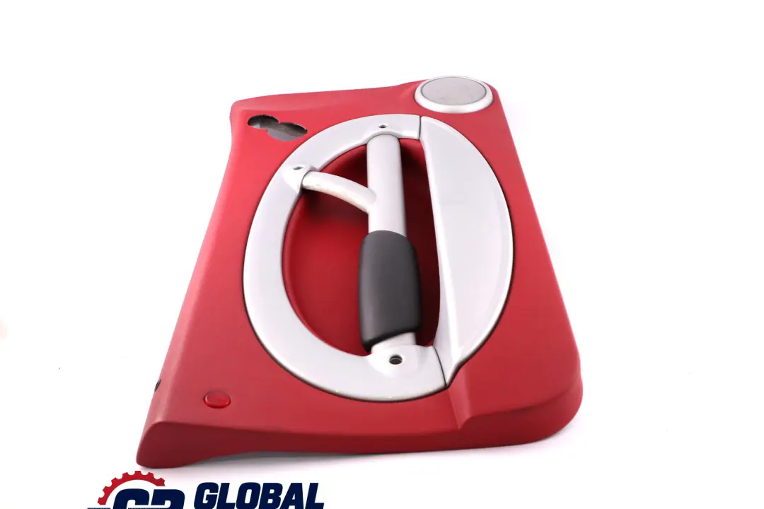 Front Left N/S Door Card Trim Tartan Red Silver to BMW Mini R50 R53 with Part number 7070601 BMW Mini R50 R53 Front Left N/S Door Card Trim Tartan Red Silver - SKU 7070601 - Part number 7070601