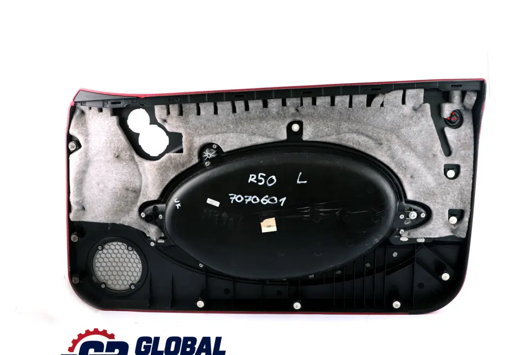 MINI R50 Tapicerka boczek drzwi lewy Red Silver - SKU 7070601 - Numer Części 7070601