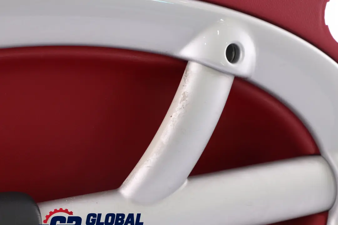 BMW Mini R50 R53 Front Left N/S Door Card Trim Tartan Red Silver - SKU 7070601 - Part number 7070601