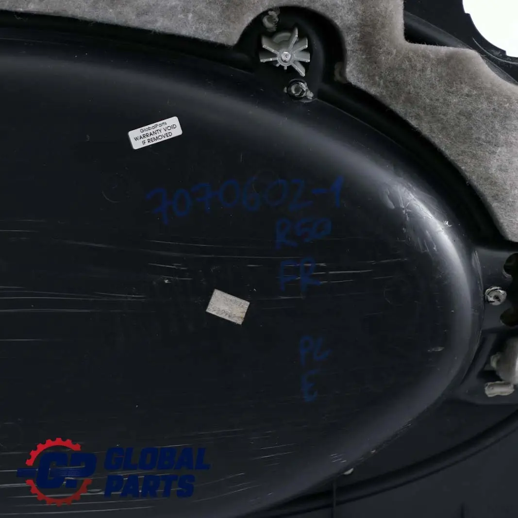 Front Right O/S Door Card Trim Tartan Red Silver to BMW Mini Cooper R50 R53 with Part number 7070602 BMW Mini Cooper R50 R53 Front Right O/S Door Card Trim Tartan Red Silver - SKU 7070602-1 - Part number 7070602