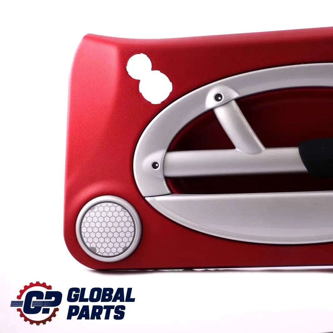 Front Right O/S Door Card Trim Tartan Red Silver to BMW Mini Cooper R50 R53 with Part number 7070602 BMW Mini Cooper R50 R53 Front Right O/S Door Card Trim Tartan Red Silver - SKU 7070602-1 - Part number 7070602