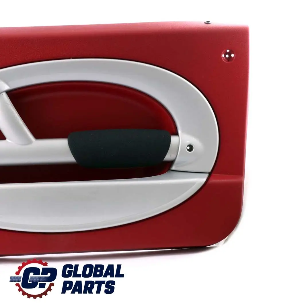 Front Right O/S Door Card Trim Tartan Red Silver to BMW Mini Cooper R50 R53 with Part number 7070602 BMW Mini Cooper R50 R53 Front Right O/S Door Card Trim Tartan Red Silver - SKU 7070602-1 - Part number 7070602