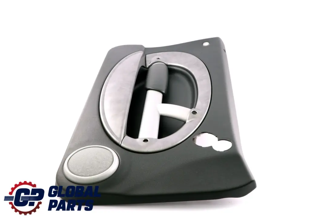 Front Left N/S Door Card Trim Panther Black Alloy Patina to BMW Mini R50 R53 2 with Part number 7070627 BMW Mini R50 R53 2 Front Left N/S Door Card Trim Panther Black Alloy Patina - SKU 7070627-2 - Part number 7070627