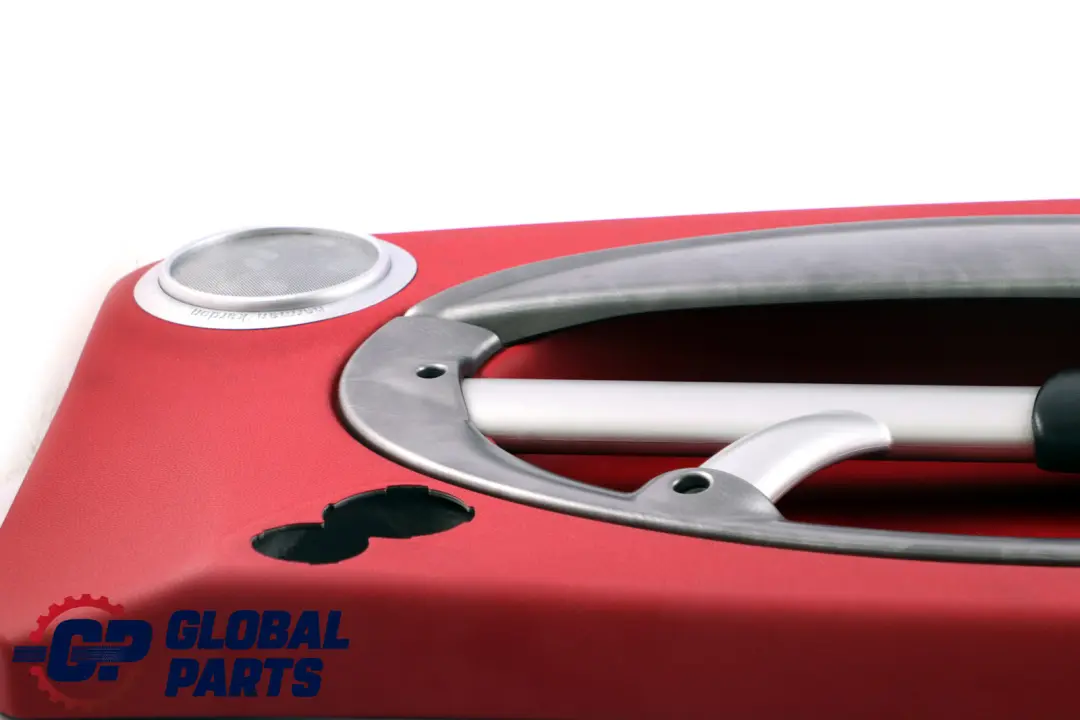 Türverkleidung Alloy Patina Vorne Links Tartan Rot HiFi für BMW Mini R50 R53 mit Teilenummer 7070631 BMW Mini R50 R53 Türverkleidung Alloy Patina Vorne Links Tartan Rot HiFi - SKU 7070631 - Teilenummer 7070631