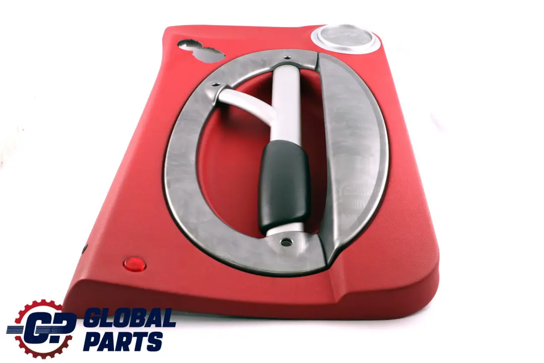 BMW Mini R50 R53 Front Left N/S Door Card Trim Tartan Red Alloy Patina HiFi - SKU 7070631 - Part number 7070631