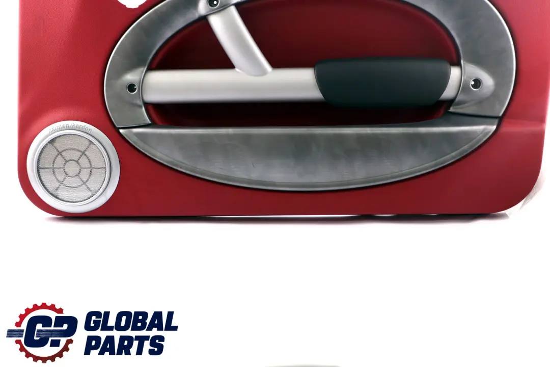 Front Right O/S Door Card Trim Tartan Red Alloy Patina HiFi to BMW Mini R50 R53 with Part number 7070632 BMW Mini R50 R53 Front Right O/S Door Card Trim Tartan Red Alloy Patina HiFi - SKU 7070632 - Part number 7070632