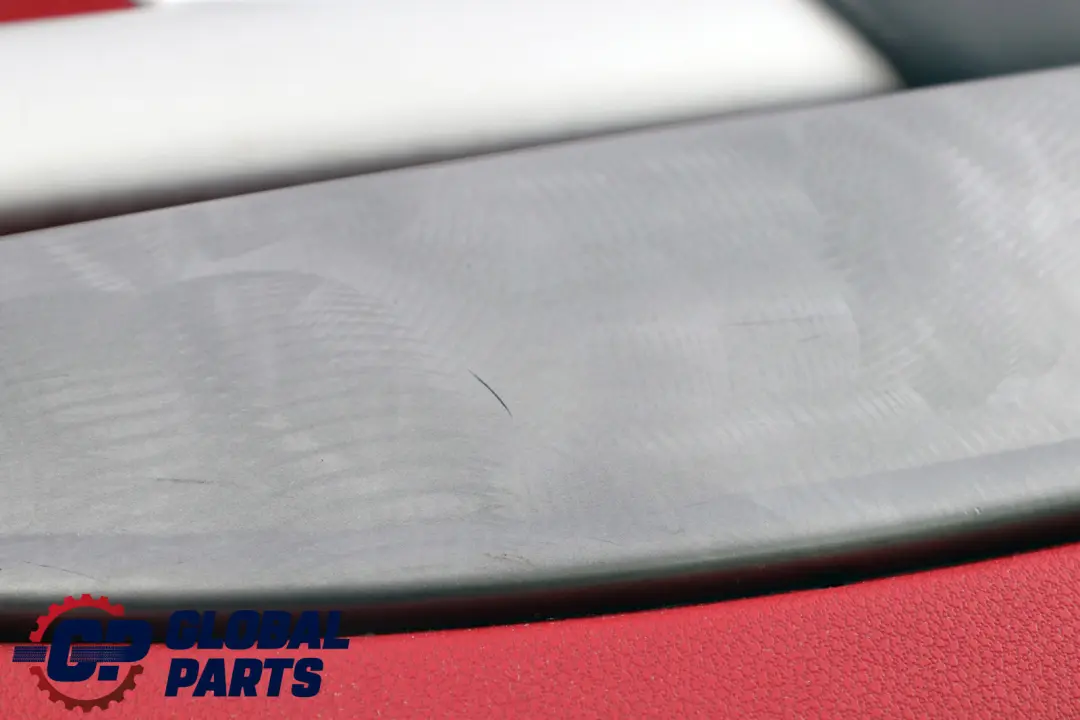 Front Right O/S Door Card Trim Tartan Red Alloy Patina HiFi to BMW Mini R50 R53 with Part number 7070632 BMW Mini R50 R53 Front Right O/S Door Card Trim Tartan Red Alloy Patina HiFi - SKU 7070632 - Part number 7070632