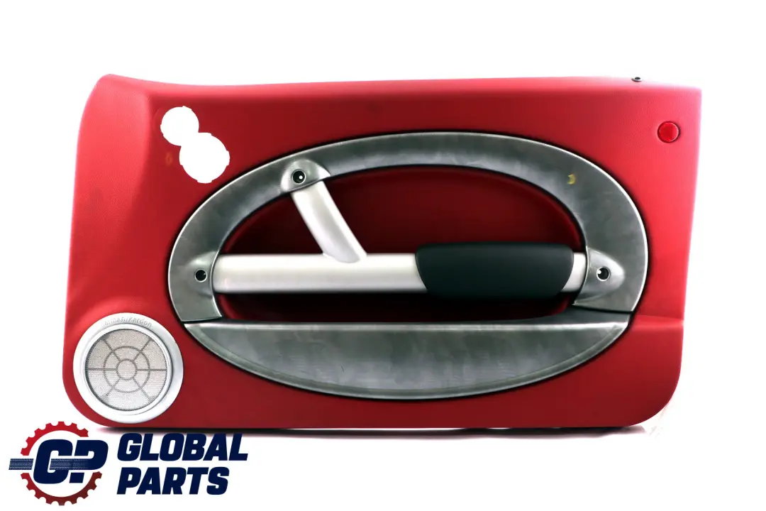 Türverkleidung Alloy Patina Vorne Rechts Tartan Rot HiFi für BMW Mini R50 R53 mit Teilenummer 7070632 BMW Mini R50 R53 Türverkleidung Alloy Patina Vorne Rechts Tartan Rot HiFi - SKU 7070632 - Teilenummer 7070632