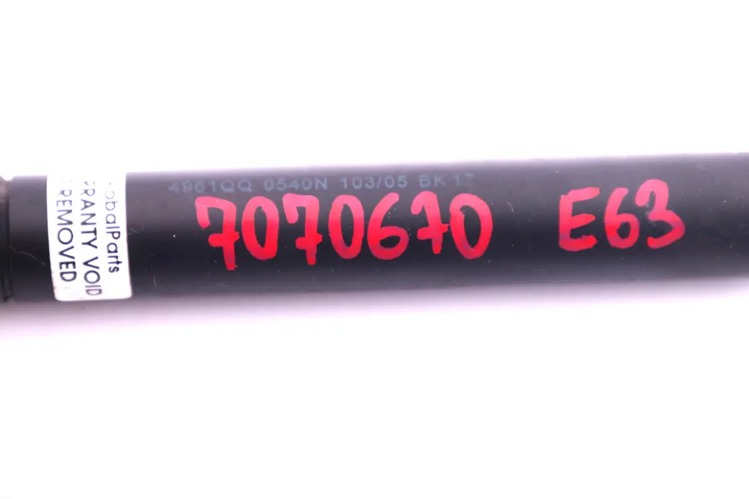 BMW E63 E63N E64 E64N Gas Presurizado Primavera Capo Delantero - SKU 7070670 - Número de pieza 7070670