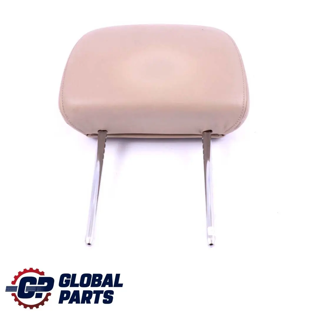 Front Seat Left Right N/O/S Leather Headrest Beige to BMW Z4 Series E85 with Part number 7071094 BMW Z4 Series E85 Front Seat Left Right N/O/S Leather Headrest Beige - SKU 7071094 - Part number 7071094