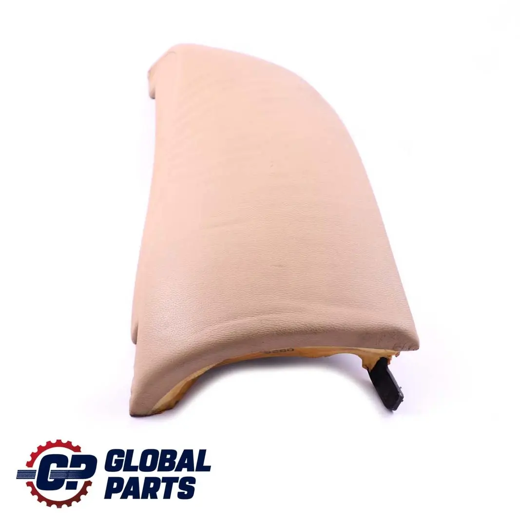 BMW 5 Series E60 Rear Seat Left N/S Side Finisher Cover Leather Beige