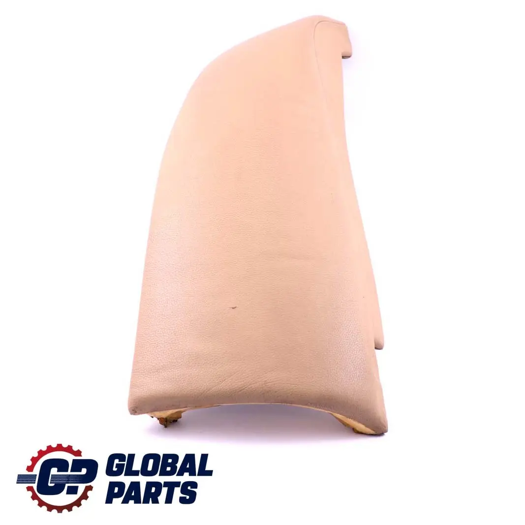 BMW 5 Series E60 Rear Seat Right O/S Side Finisher Cover Leather Beige