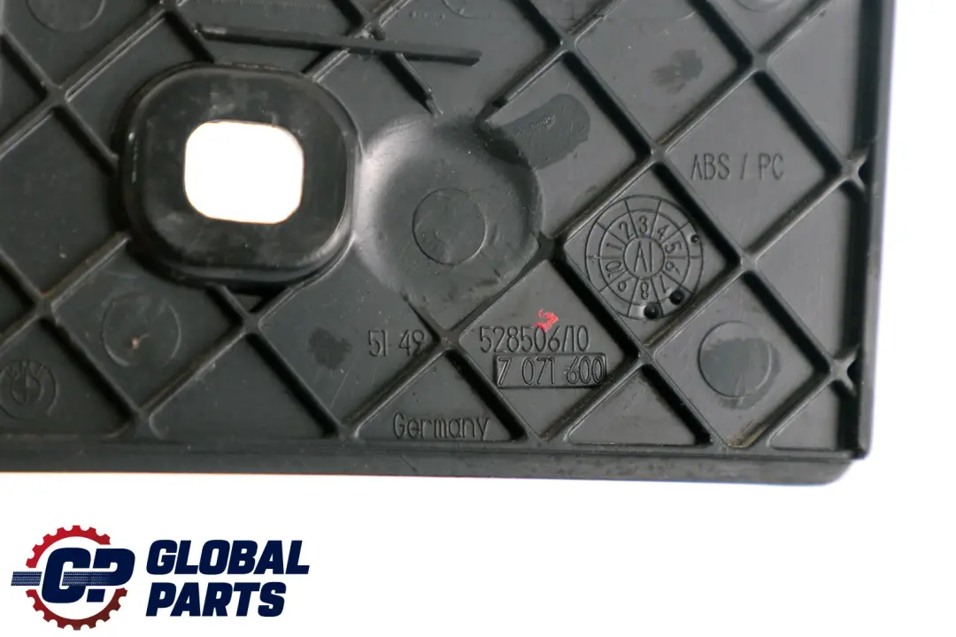 BMW 5 Series E61 LCi Boot Trunk Lid Right Hinge Cover Trim Black - SKU 7071600 - Part number 7071600