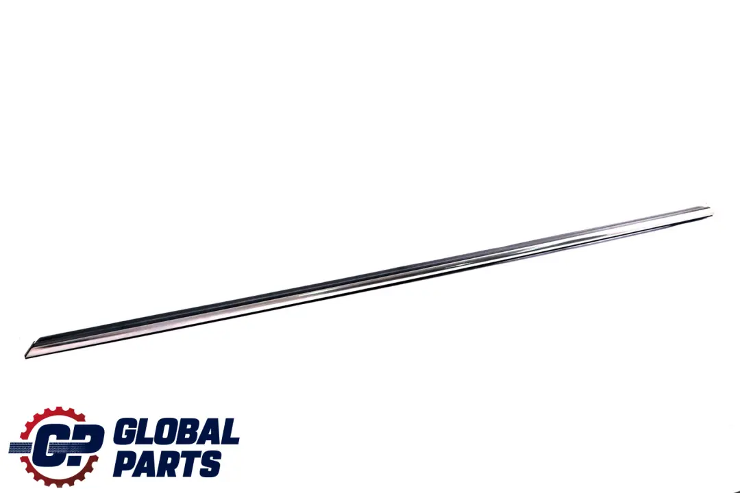 Burlete Exterior Cromado Puerta Izquierda para Mini Cooper R50 R52 R53 con número de pieza 7071669 Mini Cooper R50 R52 R53 Burlete Exterior Cromado Puerta Izquierda - SKU 7071669 - Número de pieza 7071669