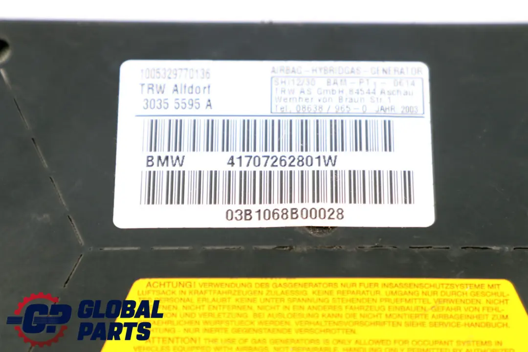 Module D'Air Latéral Porte Arrière Droit Pour Modèle pour BMW X5 E53 à propos du numéro de pièce 7072628 BMW X5 E53 Module D'Air Latéral Porte Arrière Droit Pour Modèle - SKU 7072628 - Numéro de pièce 7072628