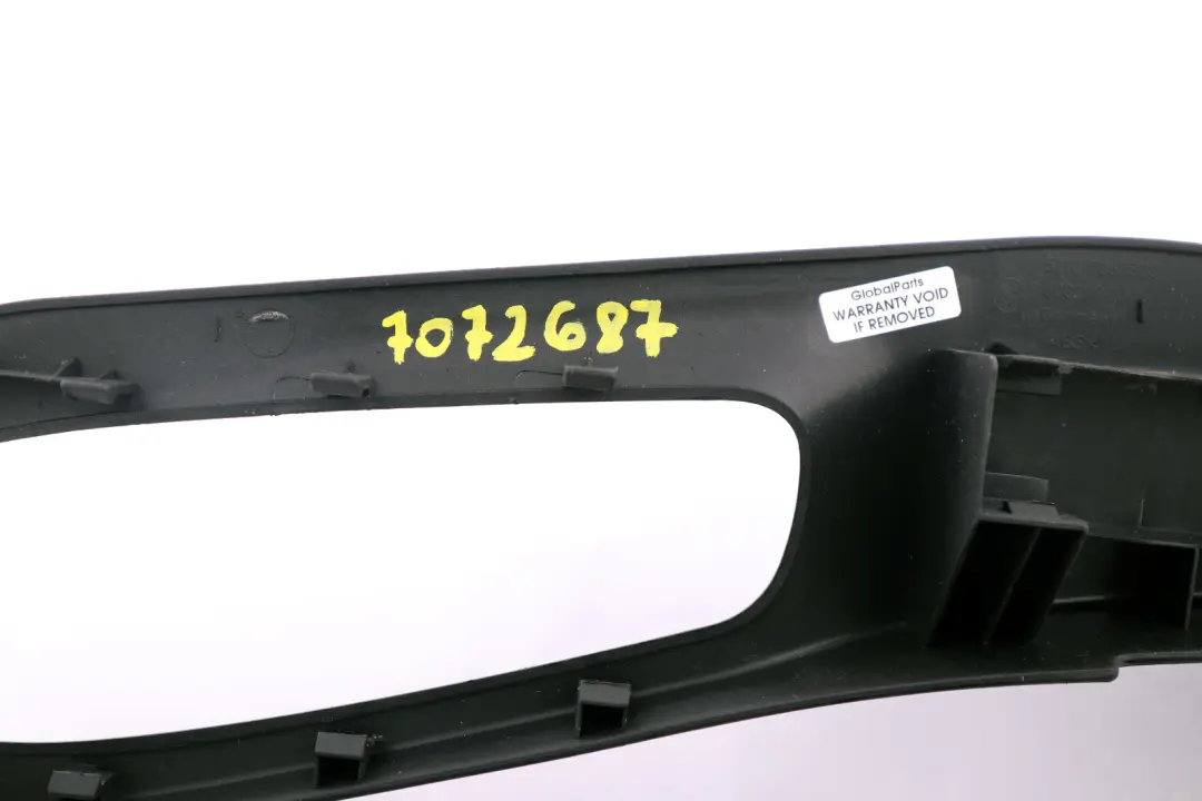 BMW 5 Series E60 E61 Font Left N/S Seat Outer Cover Panel Schwarz Black 7068503 - SKU 7072687 - Part number 7072687