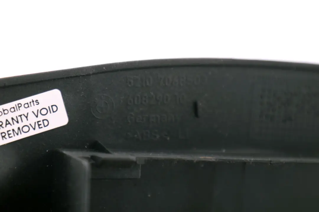 BMW 5 Series E60 E61 Font Left N/S Seat Outer Cover Panel Schwarz Black 7068503 - SKU 7072687 - Part number 7072687