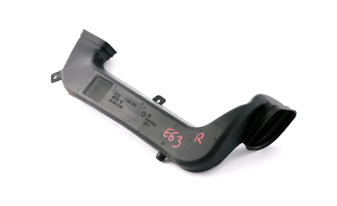 Duct Air Channel Right O/S to BMW 6 Series E63 E64 LCI Air with Part number 7072774 BMW 6 Series E63 E64 LCI Air Duct Air Channel Right O/S - SKU 7072774 - Part number 7072774