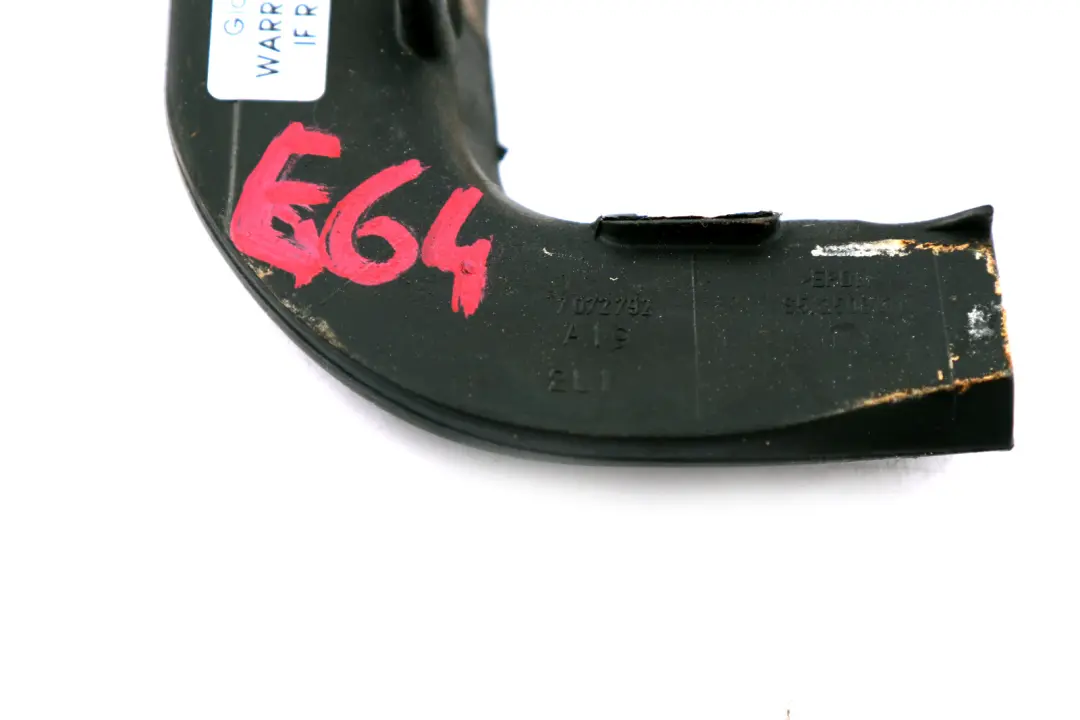 E64N LCI Junta De Sellado Techo Abatible para BMW E64 con número de pieza 7072792 BMW E64 E64N LCI Junta De Sellado Techo Abatible - SKU 7072792 - Número de pieza 7072792