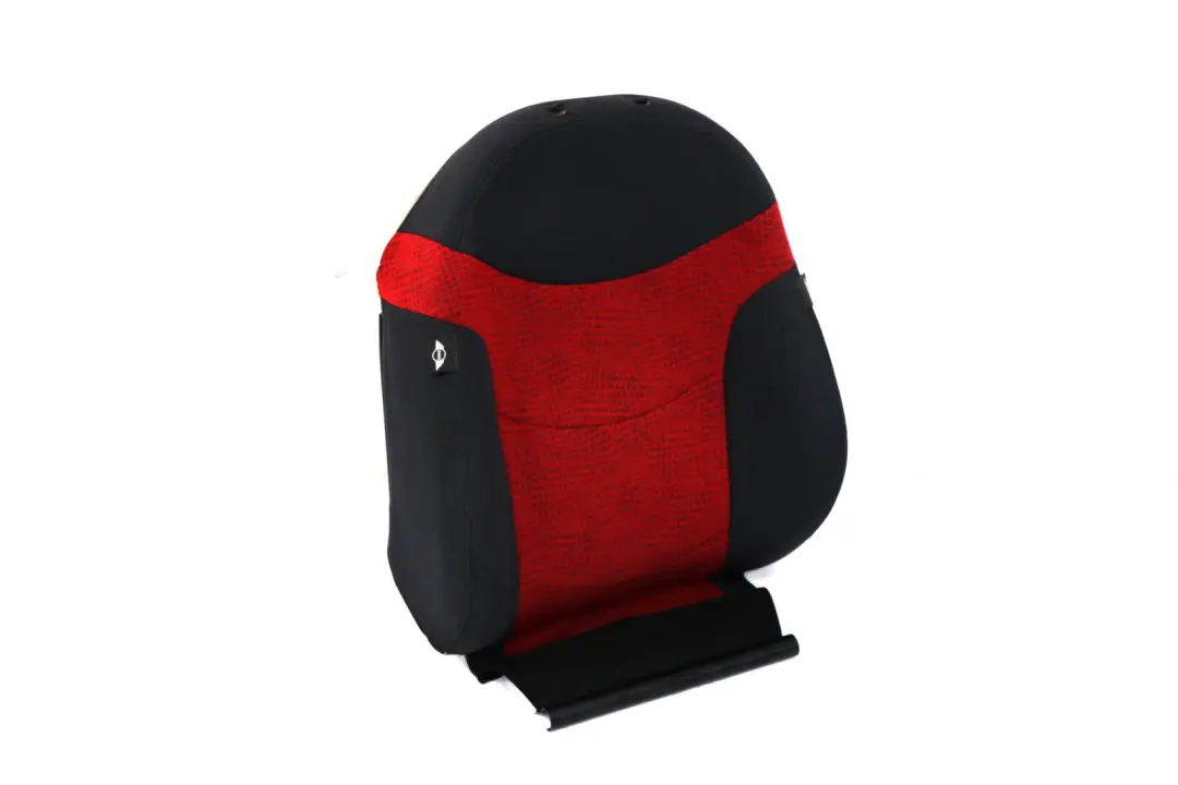 BMW Mini Cooper R50 Front Left Sport Seat N/S Backrest Squab Cloth Tartan Red - SKU 7072997 - Part number 7072997