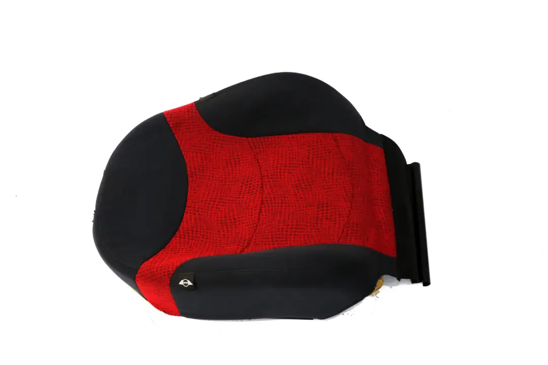 Front Left Sport Seat N/S Backrest Squab Cloth Tartan Red to BMW Mini Cooper R50 with Part number 7072997 BMW Mini Cooper R50 Front Left Sport Seat N/S Backrest Squab Cloth Tartan Red - SKU 7072997 - Part number 7072997