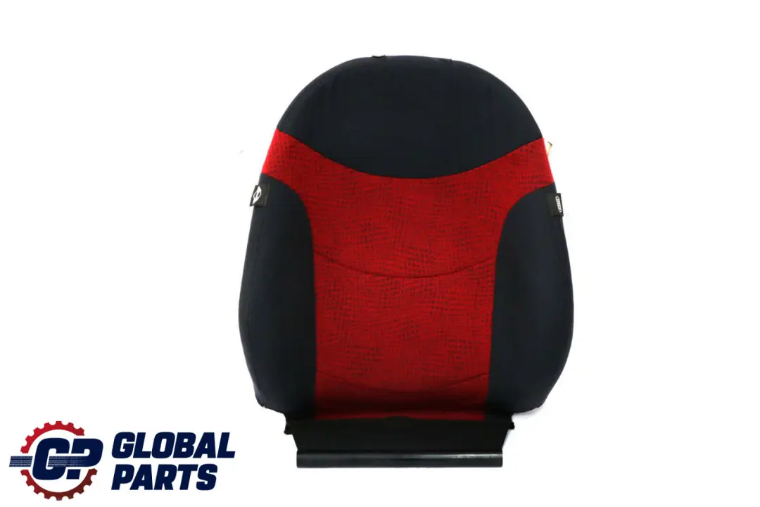 Front Left Sport Seat N/S Backrest Squab Cloth Tartan Red to BMW Mini Cooper R50 with Part number 7072997 BMW Mini Cooper R50 Front Left Sport Seat N/S Backrest Squab Cloth Tartan Red - SKU 7072997 - Part number 7072997