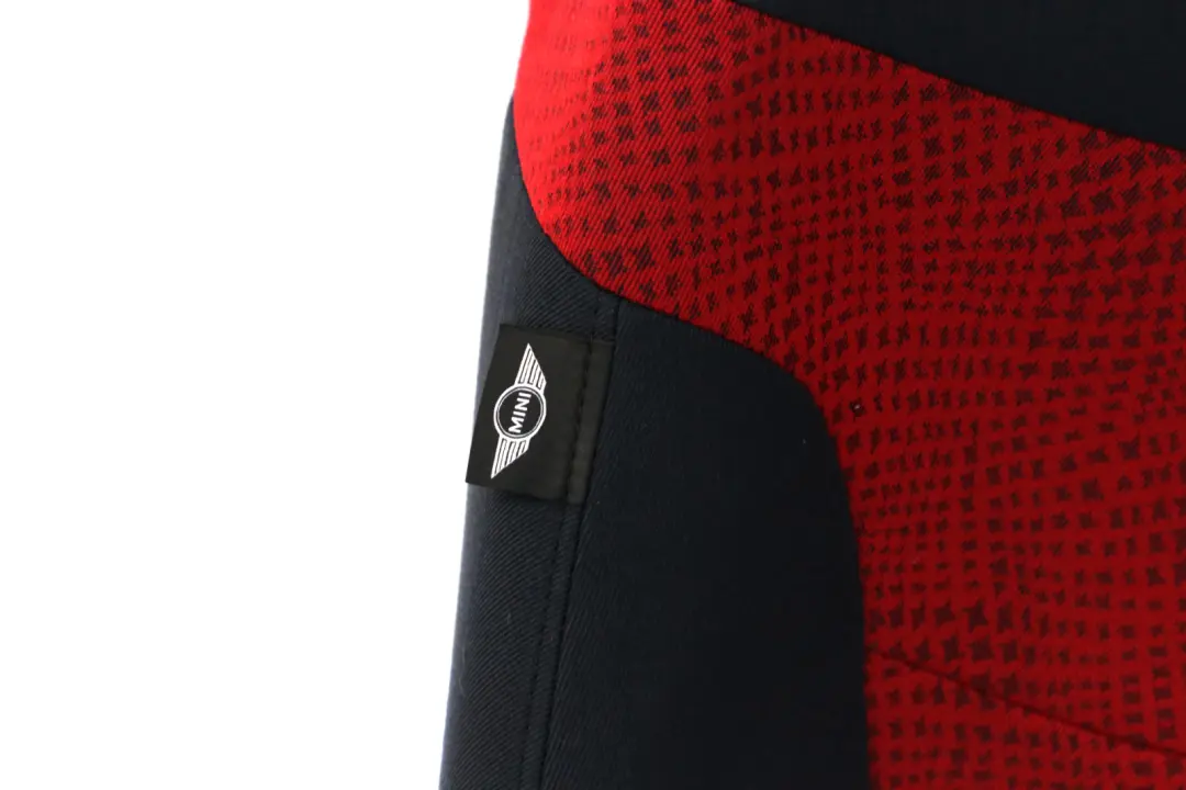  *BMW Mini Cooper R50 Bezug Lehne Stoff Links Vorne Tartan Red Rot - SKU 7072997 - Teilenummer 7072997