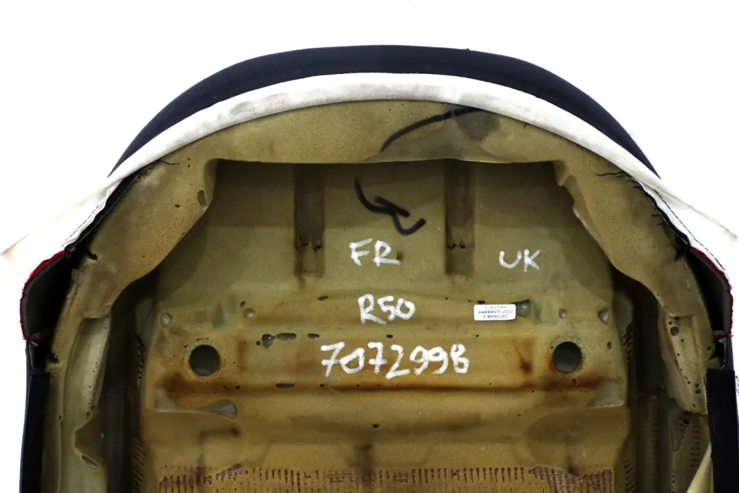 *BMW Mini Cooper R50 Bezug Lehne Stoff Rechts Vorne Tartan Red Rot für mit Teilenummer 7072998 *BMW Mini Cooper R50 Bezug Lehne Stoff Rechts Vorne Tartan Red Rot - SKU 7072998 - Teilenummer 7072998