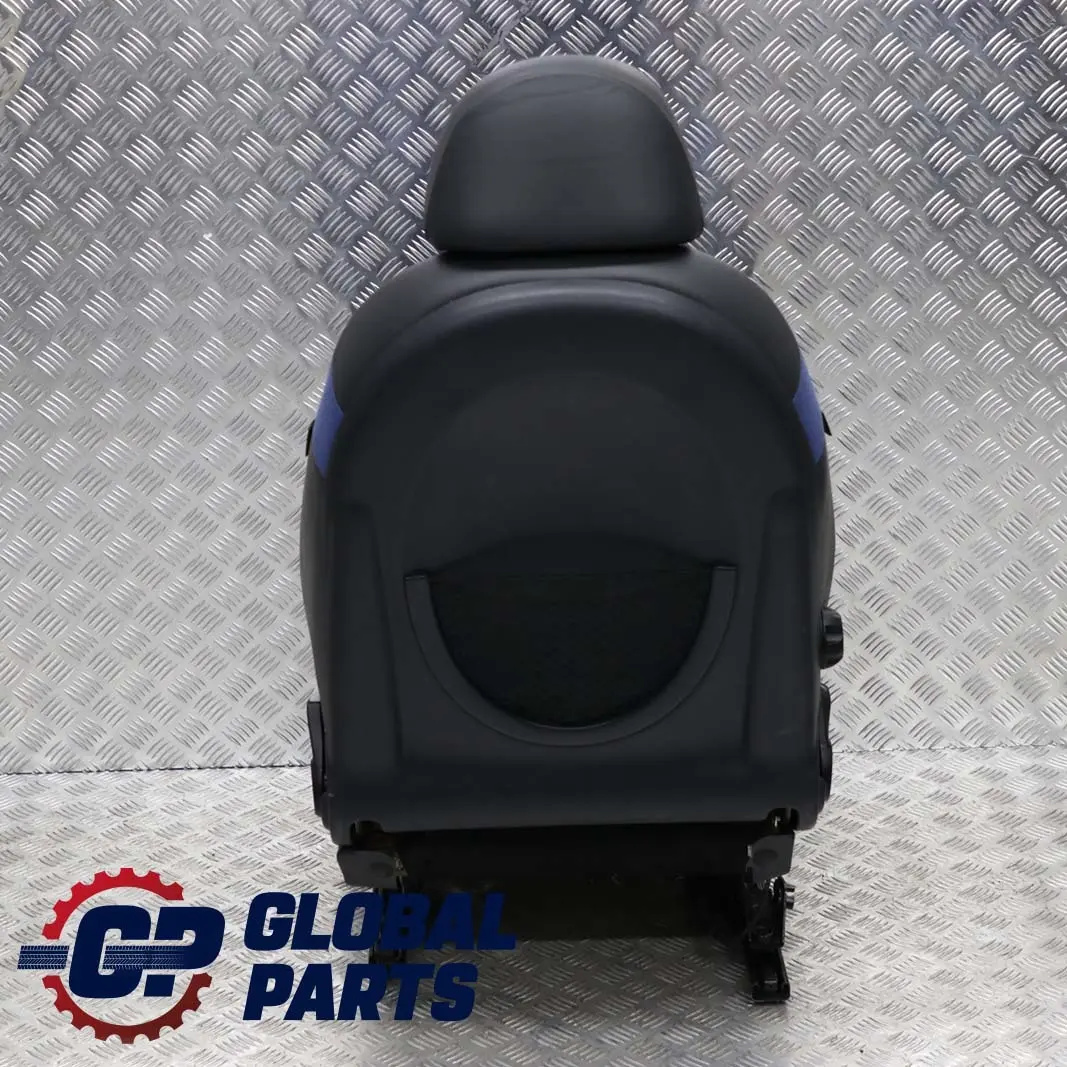 Mini Cooper S R50 R53 Vorne Links Sportsitz Sitz Stoff / Leder Satellite Blau - SKU 7073005-1 - Teilenummer 7073005