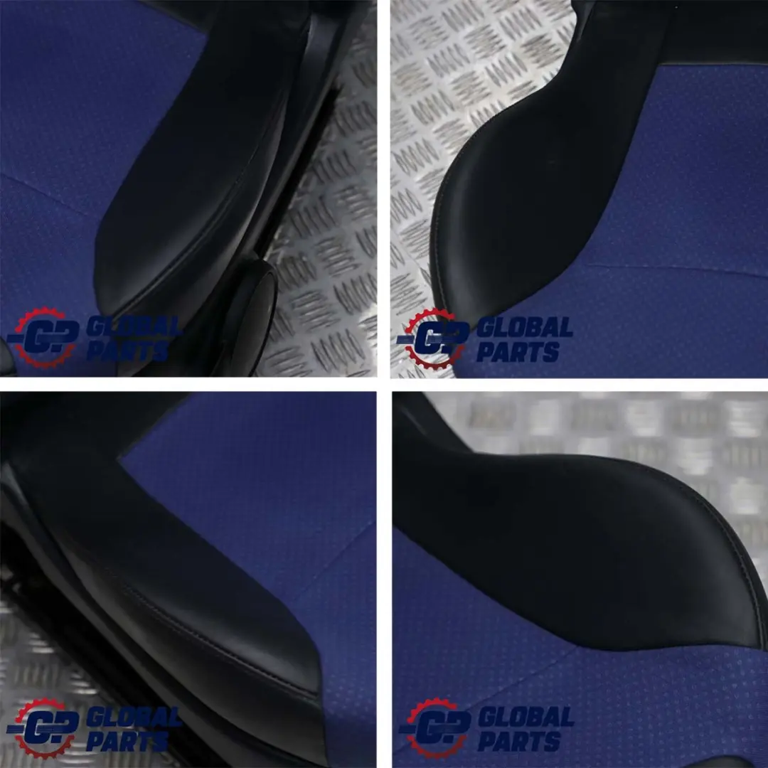 Mini Cooper S R50 R53 Vorne Links Sportsitz Sitz Stoff / Leder Satellite Blau - SKU 7073005-1 - Teilenummer 7073005