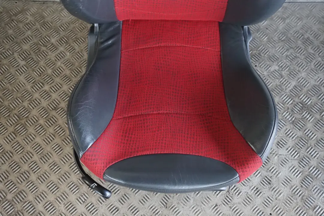 Heated Front Right O/S Sport Cloth / Leather Seat Red to BMW Mini Cooper R50 with Part number 7073012 BMW Mini Cooper R50 Heated Front Right O/S Sport Cloth / Leather Seat Red - SKU 7073012-1 - Part number 7073012