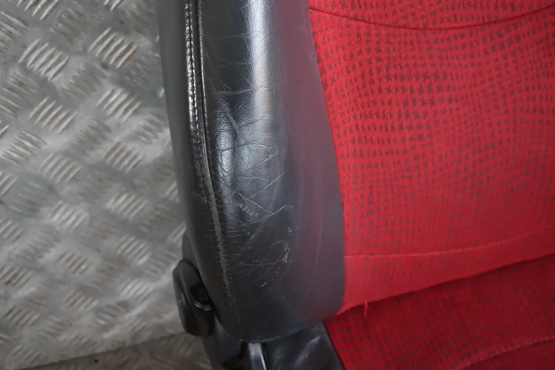 Heated Front Right O/S Sport Cloth / Leather Seat Red to BMW Mini Cooper R50 with Part number 7073012 BMW Mini Cooper R50 Heated Front Right O/S Sport Cloth / Leather Seat Red - SKU 7073012-1 - Part number 7073012