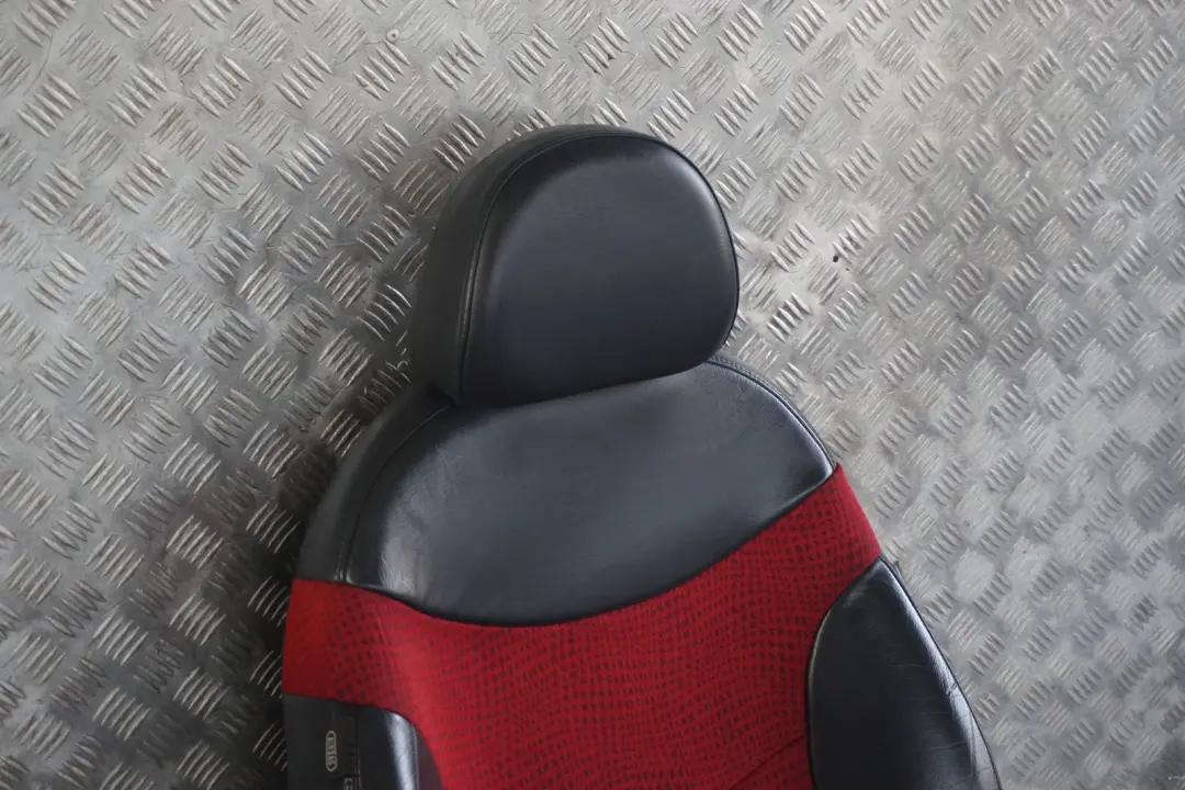 Heated Front Right O/S Sport Cloth / Leather Seat Red to BMW Mini Cooper R50 with Part number 7073012 BMW Mini Cooper R50 Heated Front Right O/S Sport Cloth / Leather Seat Red - SKU 7073012-1 - Part number 7073012