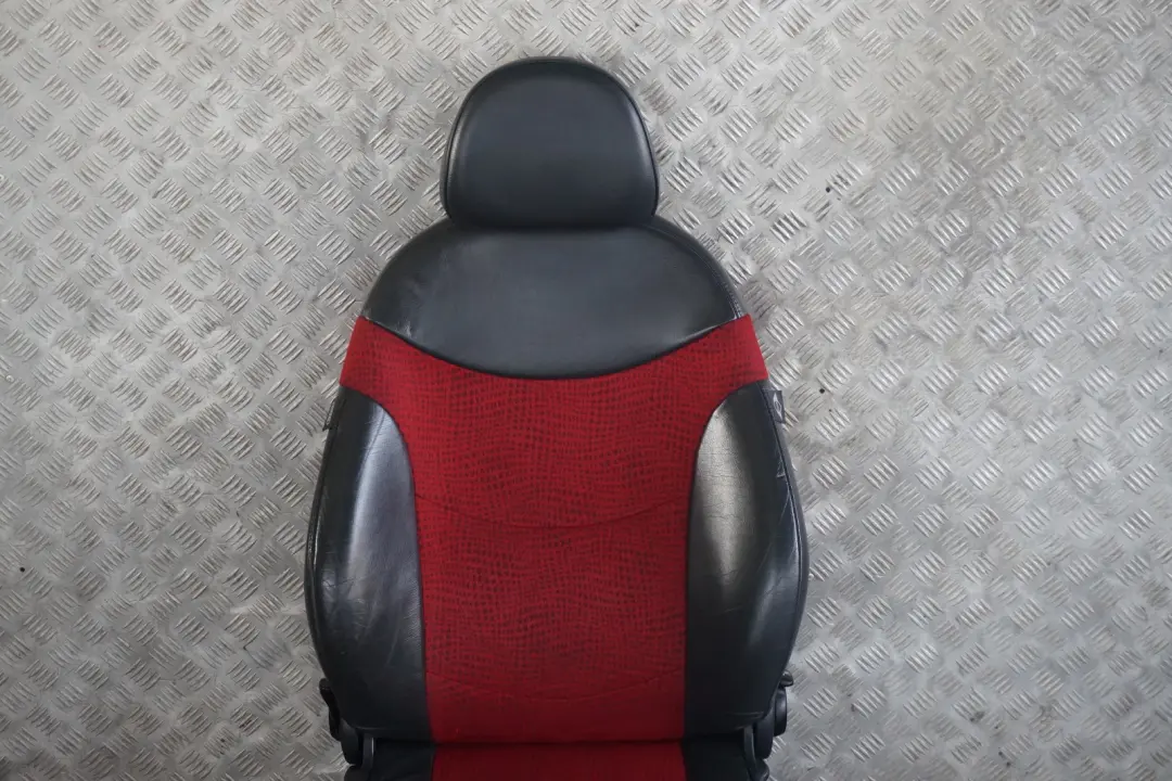 Heated Front Right O/S Sport Cloth / Leather Seat Red to BMW Mini Cooper R50 with Part number 7073012 BMW Mini Cooper R50 Heated Front Right O/S Sport Cloth / Leather Seat Red - SKU 7073012-1 - Part number 7073012