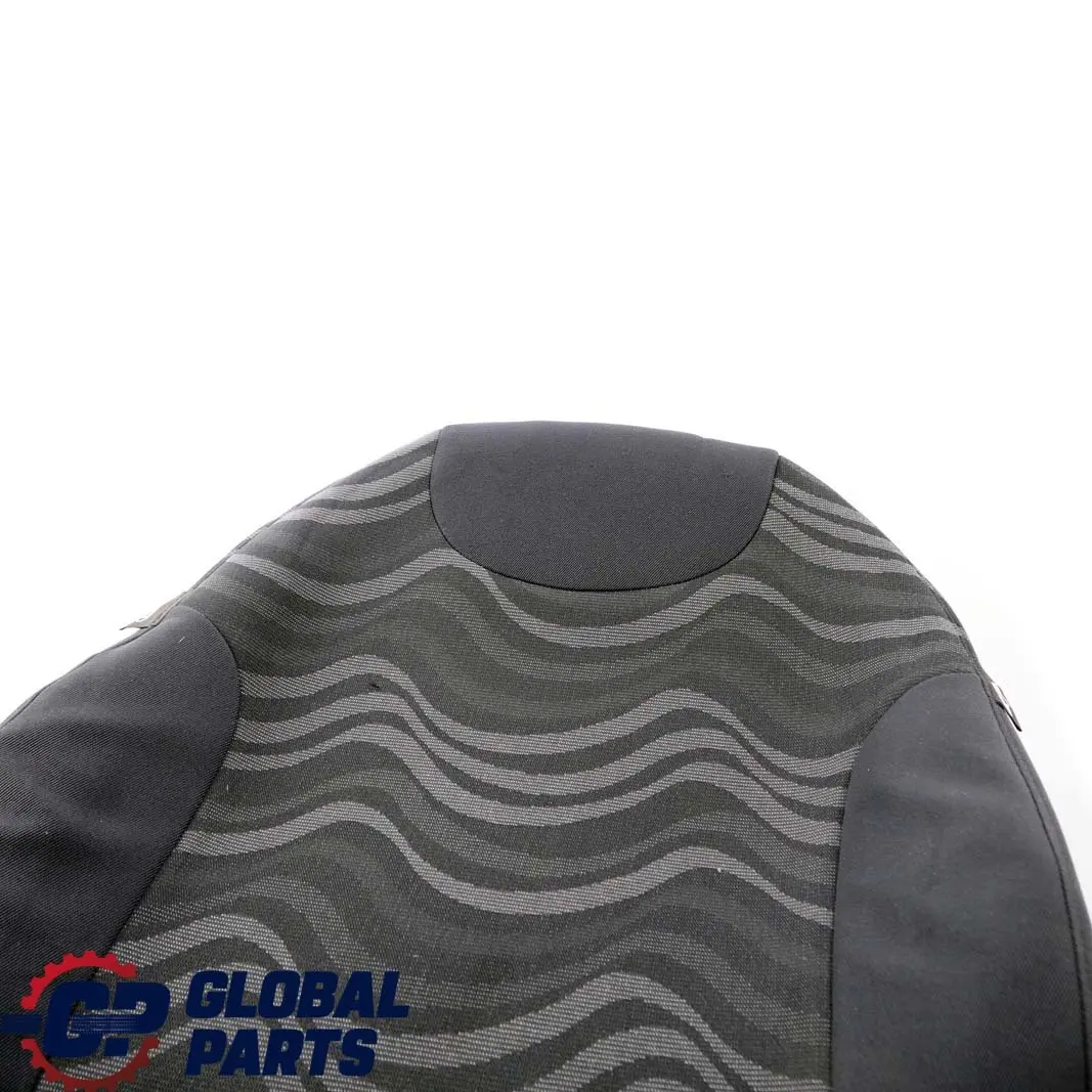 Front Right Seat O/S Cloth Backrest Trim Cover Aqua Panther Black to BMW Mini R50 with Part number 7073068 BMW Mini R50 Front Right Seat O/S Cloth Backrest Trim Cover Aqua Panther Black - SKU 7073068-1 - Part number 7073068