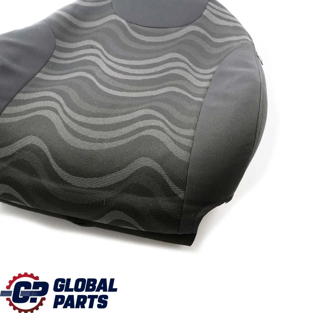 Front Right Seat O/S Cloth Backrest Trim Cover Aqua Panther Black to BMW Mini R50 with Part number 7073068 BMW Mini R50 Front Right Seat O/S Cloth Backrest Trim Cover Aqua Panther Black - SKU 7073068-1 - Part number 7073068