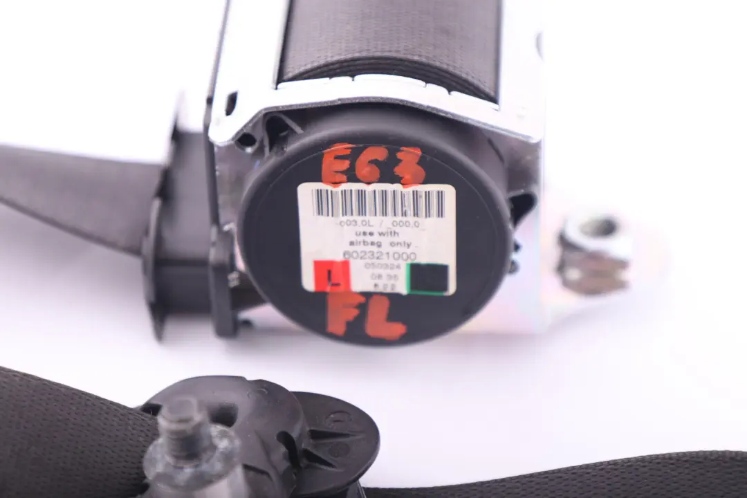 BMW E63 Ceinture supérieure de siège de sécurité avant gauche Basalt Grey - SKU 7073543 - Numéro de pièce 7073543